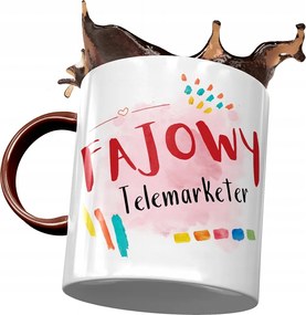 Bordó Bögre Telemarketingesnek Cool Ajándék Nyomtatott Fotóval