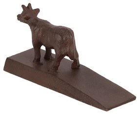 Öntöttvas ajtókitámasztó ék, bocis, 13 x 6 cm