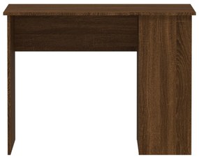 barna tölgyszínű szerelt fa íróasztal 100 x 55 x 75 cm