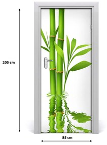 Ajtó tapéta Bambusz 85x205 cm