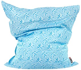 Babzsák 140x180 cm Xl (világoskék) (pöttyökkel). 1009270
