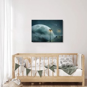 Kép - Az ég elérhető közelségben (üvegen) (70x50 cm)