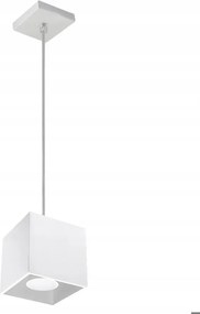 nice-lamps White Cube függőlámpa konyhasziget fölé fehér Geo 1 10x8 cm