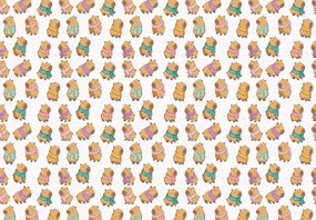 Fotótapéta - Kapybarák (147x102 cm)