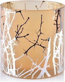 Dekoratív üveg gyertyatartó Ezüst Odette Silve