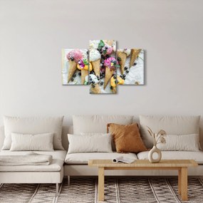 Fagylaltok képe (90x60 cm)