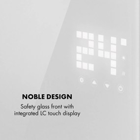 Bornholm Single Smart, konvektor, 1000 W, vezérlés applikáción keresztül, fehér