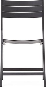 Fekete fém kerti szék Torreta – Kave Home