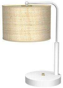Milagro Marshall rattan asztali lámpa (MLP7491) 1x E27