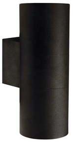 NORDLUX Tin Maxi kültéri fali lámpa, fekete, GU10, max. 2X35W, 21519903