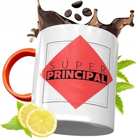 Narancssárga Bögre Igazgatónak Ajándék fényképes nyomtatással