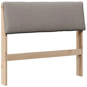 Kárpitozott fejtámla Tópszínű 90 cm Tömör fenyőfa