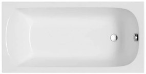 Polimat Classic Slim slip téglalap alakú fürdőkád 150x75 cm fehér 00287