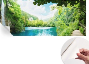 Dekoratív öntapadós fotótapéta Hálószobába Természetes oázis 250x104 cm