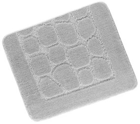 Bellatex Fürdőszoba szőnyeg Bany kivágás nélkülVilágosszürke csempe, 60 x 50 cm