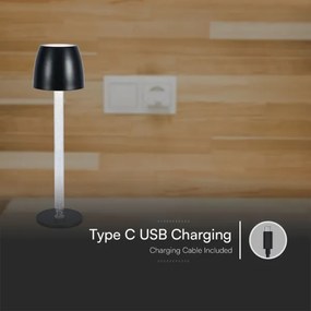 LED Dimmelhető újratölthető asztali lámpa  LED/3W/5V 3000K fehér