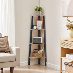 Sarokpolc TAYLOR ARTISAN 4 polc, 125x34 cm