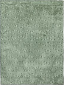 Szőnyeg Rabbit nappaliba, bolyhos, Zöld, puha, nyúlszőrme hatású, 160x220CM