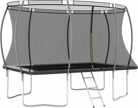 vidaXL négyszögű trambulinszett 335 x 244 x 90 cm 150 kg