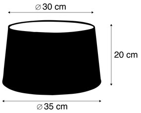 Lámpabúra lenvászon fehér 35/30/20