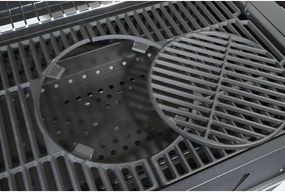 Royal Grande XXL fekete faszenes grillsütő - Cattara