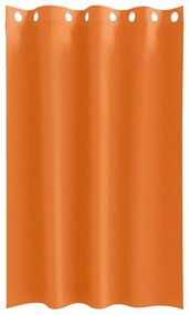 Függönyök 2 pcs Fényes narancssárga 175x140cm Poliészter