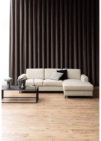 Fekete dohányzóasztal üveg asztallappal 60x120 cm Strington – Actona