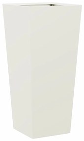 vidaXL 2 db fehér acél kerti növénytartó 35 x 35 x 75 cm