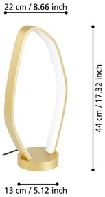 Eglo 900918 - LED Asztali lámpa VALLEROSA LED/10,8W/230V