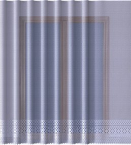 Tejszínű Szalagfüggöny Mintával Az Alján 300x200