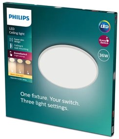 Philips - LED Dimmelhető mennyezeti lámpa SUPERSLIM SCENE SWITCH LED/36W/230V