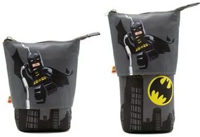 Tolltartó, cipzáras, pop-up, LEGO Super Heroes Batman, szürke-mintás (L53368)