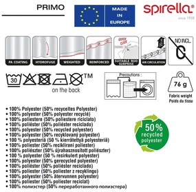 Zuhanyfüggöny 180x200 cm Primo – Spirella