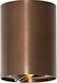 Okos mennyezeti spotlámpa sötét bronz színben, forgatható és dönthető, Wifi GU10 50mm-es - Rondoo Up