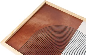 Huhu198 keretezett MDF falikép, 50 x 70 cm, 3 db-os szett