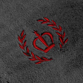 Fürdőköpeny Roger Women Grey Red XL