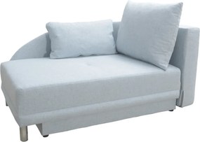 Kanapé ágyfunkcióval, világoskék anyag, jobbos kivitel, LAUREL