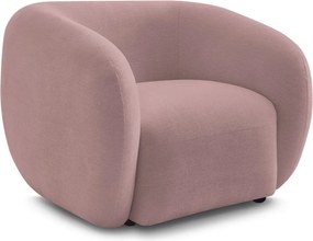 Világos rózsaszín fotel Celine – Bobochic Paris