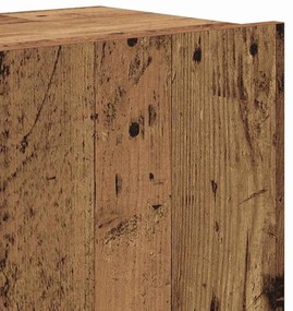 TV szekrény garnitúra 6 pcs Régi fa 100 x 30 x 30 cm faszínű
