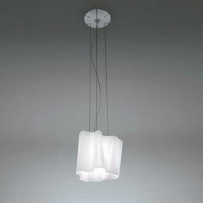 Artemide Logico függeszték füst diffúzorral, fúvott üveg, E27, 116W