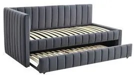 Derby kihúzható ágy szürke 90x200cm