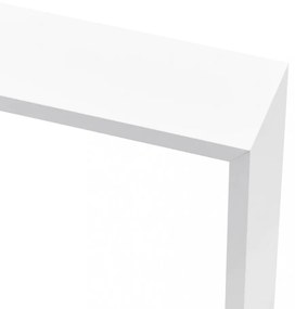 3 db fehér MDF fali kockapolc