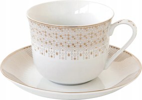 Porcelán minimalista őszi meleg színek 370ml elegancia