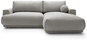 Sarokkanapé Dita mini (J) (világosszürke + fekete). 1100326