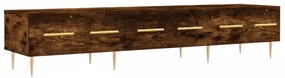 füstös tölgy színű szerelt fa TV-szekrény 150 x 36 x 50 cm
