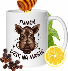 Bögre Timon Férj Barátjának Nyomtatott Ajándék Fehér 330ml