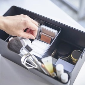 Fekete fém fürdőszobai kozmetikum rendszerező - YAMAZAKI