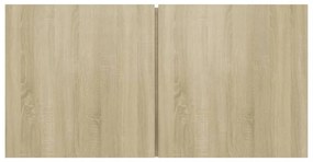 3 db sonoma tölgy függő TV-szekrény 60 x 30 x 30 cm