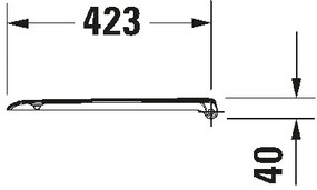 Duravit 67390099 - WC ülőke SoftClose D-CODE 35x43,8 cm fehér