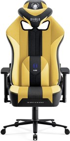 Diablo X-Player 2.0 szövet gamer szék Nagy méret: Dark Sunflower